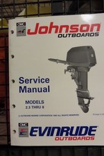 MANUAL DE SERVIÇO DE POPA JOHNSON/EVINRUDE "EL" 2.3 thru 8 P/N 507945 comprar usado  Enviando para Brazil