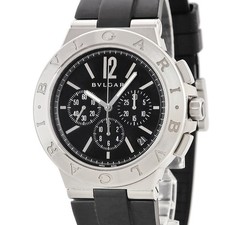 Relógio masculino BVLGARI Diagono Verochissimo DG41BSVDCH cronógrafo preto data comprar usado  Enviando para Brazil