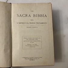 bibbia luzzi usato bibbia luzzi usato Genova