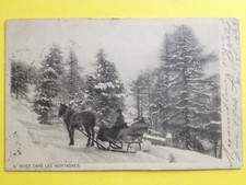 Cpa hiver montagnes d'occasion  Saint-Père-en-Retz