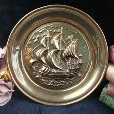 Vintage embossed brass for sale  GATESHEAD