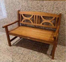 Wooden garden bench for sale  CHESTERFIELD