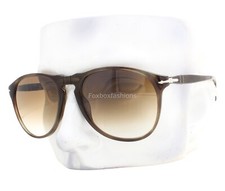 Óculos de sol Persol PO9649S 972/51 lente de vidro marrom marmoreado 55mm com estojo comprar usado  Enviando para Brazil