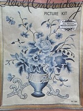 Blue floral vase for sale  Turtle Creek