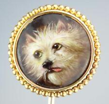 Pintura esmaltada antiga vitoriana 18K WEST HIGHLAND TERRIER caixa de pinos bastão de cachorro comprar usado  Enviando para Brazil