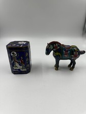 Cloisonne dose pferd gebraucht kaufen  Fürstenfeldbruck