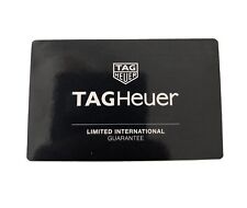 NOVO CARTÃO DE GARANTIA INTERNACIONAL TAG HEUER CARIMBADO COM DATA DE ABERTURA comprar usado  Enviando para Brazil