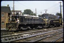 Original Railroad Slide OSLD Western Maryland WM 138-T Slug Hagerstown 25/08/70 comprar usado  Enviando para Brazil