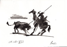 Schizzo acquerello picasso usato  Parma