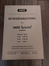 Riginal betriebsanleitung hatz gebraucht kaufen  Bayreuth