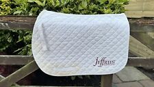 White saddle cloth for sale  NORTHWICH