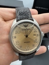 Usado, Relógio Emporio Armani automático mostrador marrom masculino 43mm fabricado na Suíça comprar usado  Enviando para Brazil