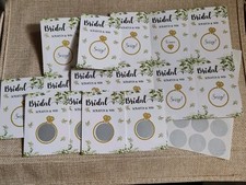 Bridal scratch cards for sale  BARNSTAPLE