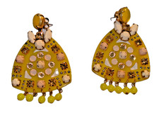 Crew earrings lucite for sale  USA