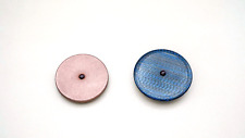 Usado, Conjunto de moedas/top giratório Worry, cobre e fibra de carbono preta e azul com bola de rubi comprar usado  Enviando para Brazil
