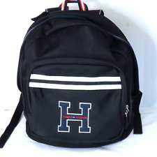 Mochila vintage Tommy Hilfiger grande logotipo colegial cor soletrar bolsa livro, usado comprar usado  Enviando para Brazil