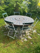 Grilltisch rund betonplatte gebraucht kaufen  Maisach