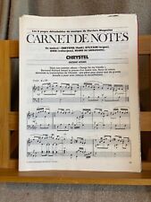 Carnet notes pages d'occasion  Rennes