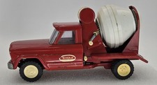 Cama basculante vintage 1960 Tonka Jeep misturador de cimento caminhão aço vermelho comprar usado  Enviando para Brazil