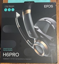 Fone de Ouvido EPOS Audio H6PRO FECHADO ACÚSTICO para Jogos OURO CAIXA ABERTA comprar usado  Enviando para Brazil