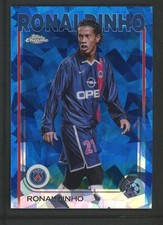 2025 RONALDINHO TOPPS CROMO UEFA CHAMPIONS LEAGUE GELO RACHADO AZUL, usado comprar usado  Enviando para Brazil