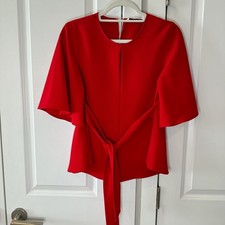 Zara red belted for sale  Hoboken