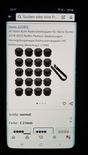 Radmutterkappen dacia duster gebraucht kaufen  Haina