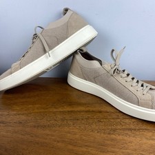 Tênis Allen Edmonds Oliver Stretch camurça/malha com cadarço bege masculino 11,5 D $295 comprar usado  Enviando para Brazil