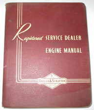 Manuales de reparación y piezas de motor concesionario de servicio registrado Briggs & Stratton años 60 segunda mano  Embacar hacia Mexico