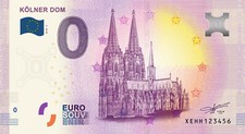 Billet 0 Euro --- DEU XEHH 2018-3 - Kolner Dom, używany na sprzedaż  Wysyłka do Poland