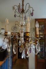 Lustre cage pampilles d'occasion  Sarrians
