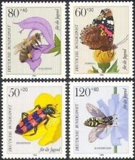 Germania 1984 farfalle usato  Italia