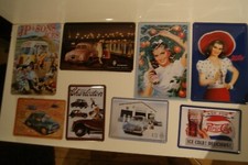 Lot plaques emaillees d'occasion  Colombey-les-Belles