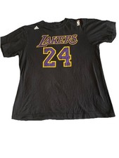 Camiseta Vintage Adidas NBA Los Angeles Lakers Kobe Bryant #24 Tamanho Grande  comprar usado  Enviando para Brazil