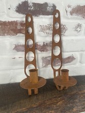 Rustic candle sconces for sale  Quakertown