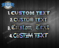 Custom personalized text for sale  Long Beach
