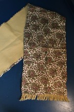 Vtg yellow paisley for sale  LEEDS