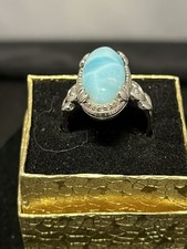 Sterling silver larimar for sale  Chelsea