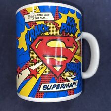 Mug blue superman for sale  HULL