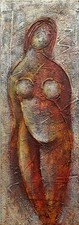 Tableau expressionniste femme d'occasion  Seiches-sur-le-Loir