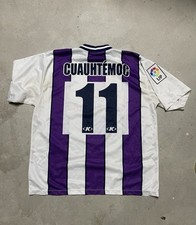 Camiseta de futebol masculina KELME Real Valladolid Cuauhtemoc Blanco La Liga tamanho M comprar usado  Enviando para Brazil