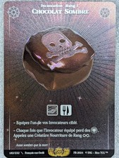 Chocolat sombre foil d'occasion  Génissieux