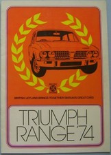 Triumph range 1974 for sale  BATLEY