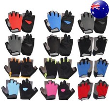 Luvas de ciclismo meio dedo masculinas femininas esportes de verão antiderrapantes luvas de bicicleta comprar usado  Enviando para Brazil