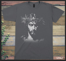 CAMISETA JESUS COROA DE ESPINHOS CRUZ CRISTÃ JESUS SALVA DEUS É BOM comprar usado  Enviando para Brazil
