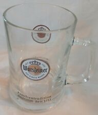 Warsteiner beer mug. for sale  SHEFFIELD