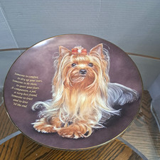 Decorative plate yorkie for sale  Hammonton