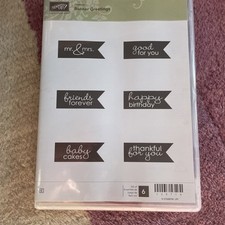 Stampin banner greetings for sale  CHERTSEY