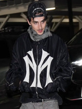 Jaqueta Mowalola Runway com zíper MY City - MA-1 Bomber (Playboi Carti & Timothée), usado comprar usado  Enviando para Brazil