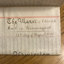 1898 documents manor for sale  BURES